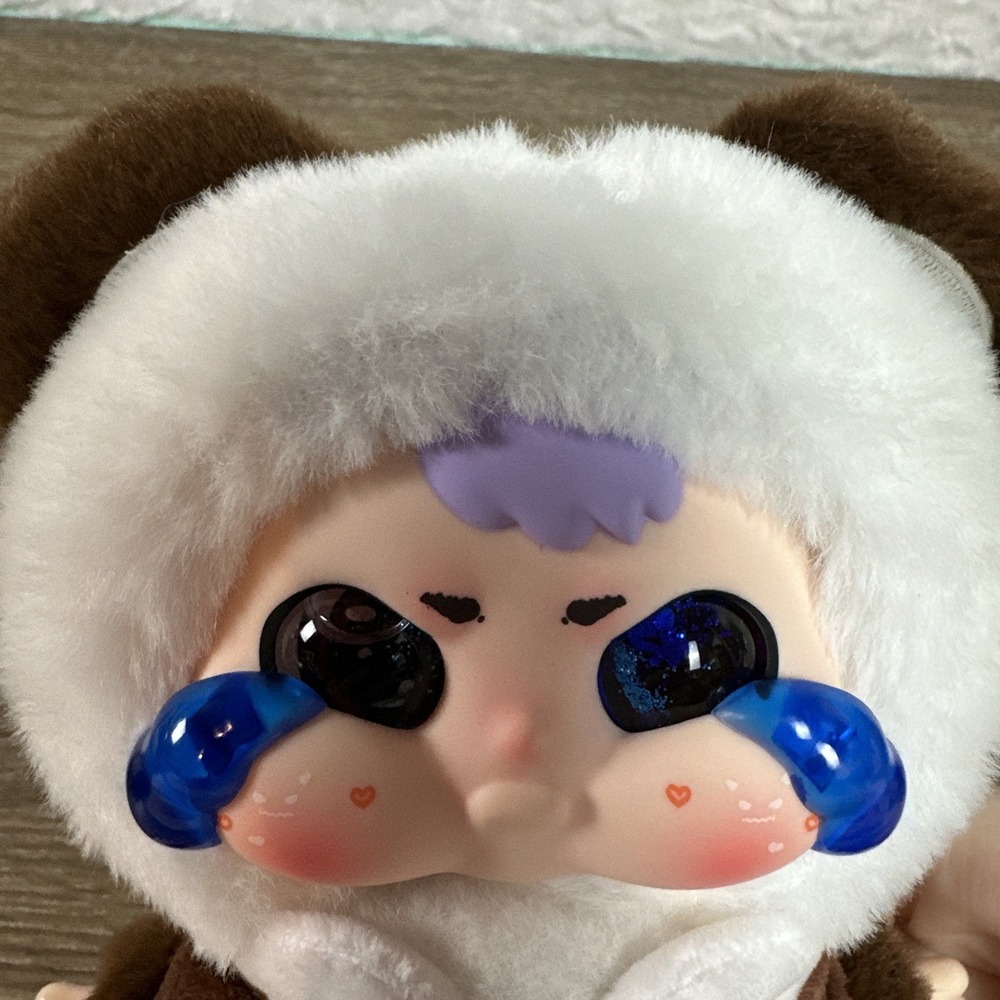 Baby Three Winter Eskimo Plush Doll Hooded Kawaii Designer Collectible Toy - Picture 3 of 9